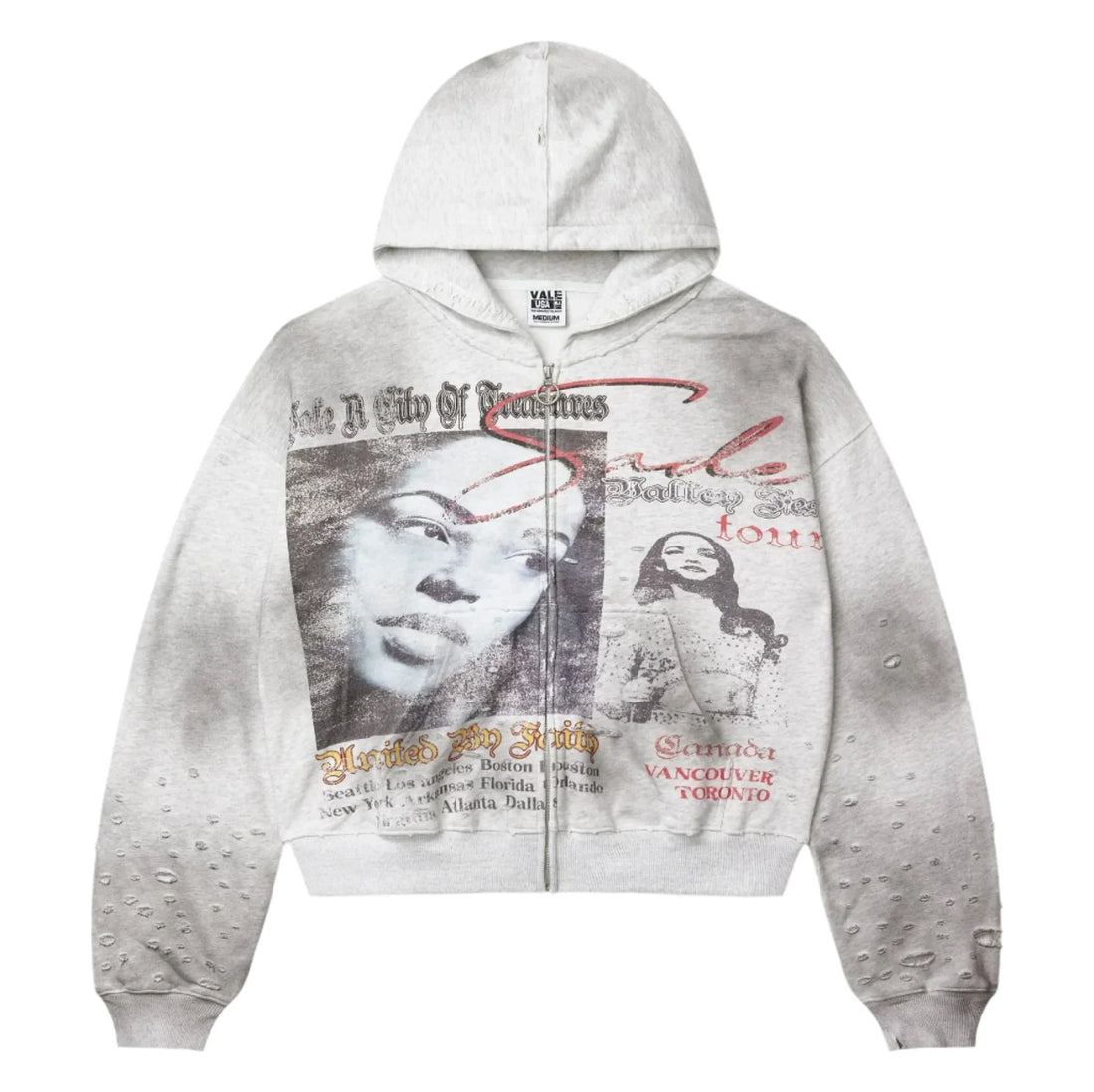 Vale Forever Pioneer Zip Hoodie Grey