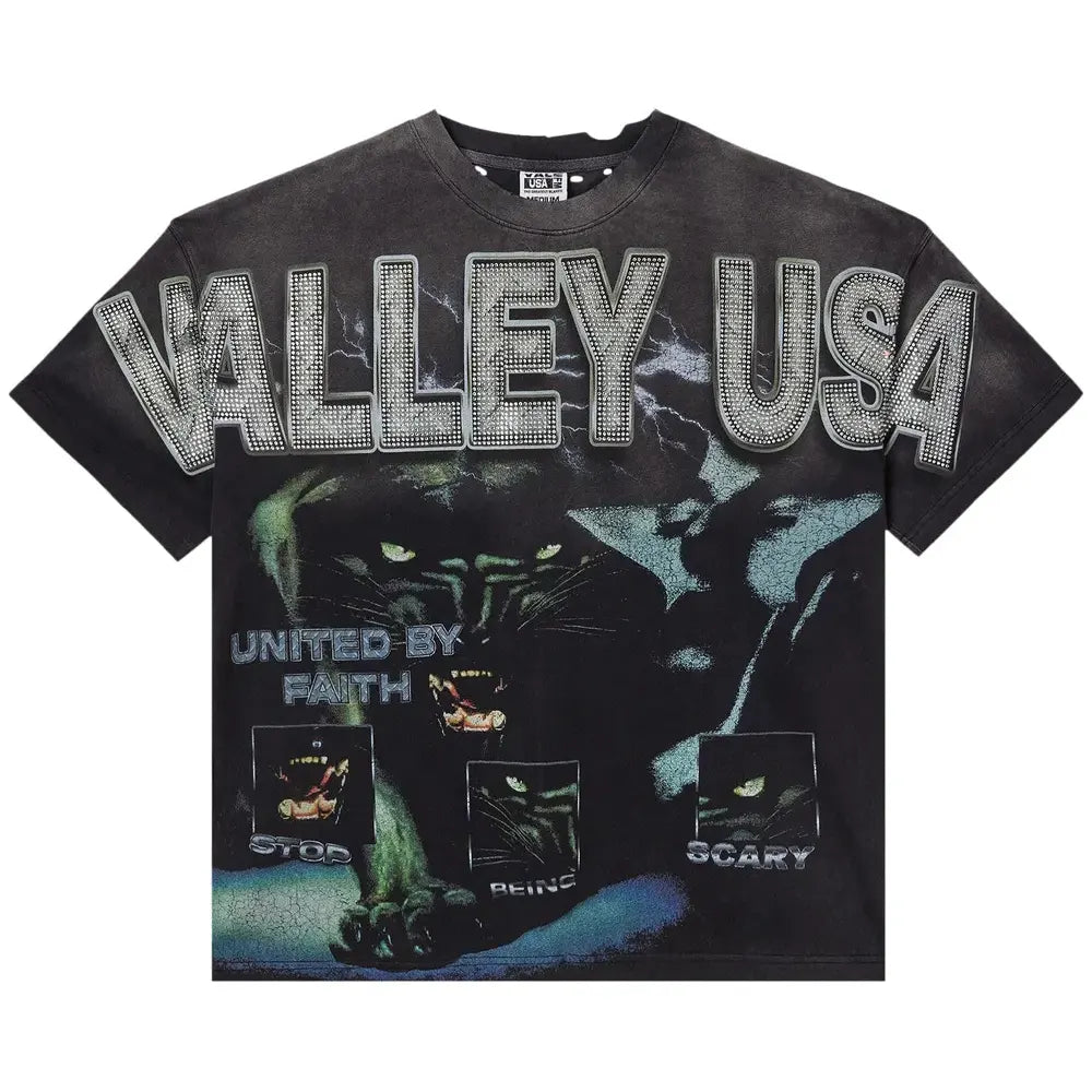 Vale Forever Valley USA Panther T-Shirt Black