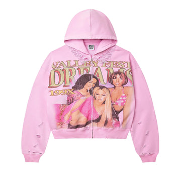 Vale Forever Dreams Zip Up Hoodie ‘Pink’