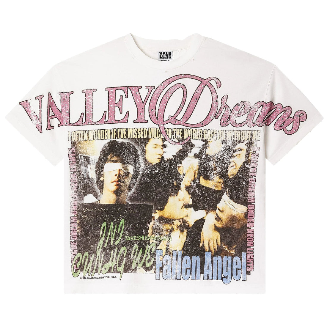 Vale Forever Fallen Bling Tee ‘White’