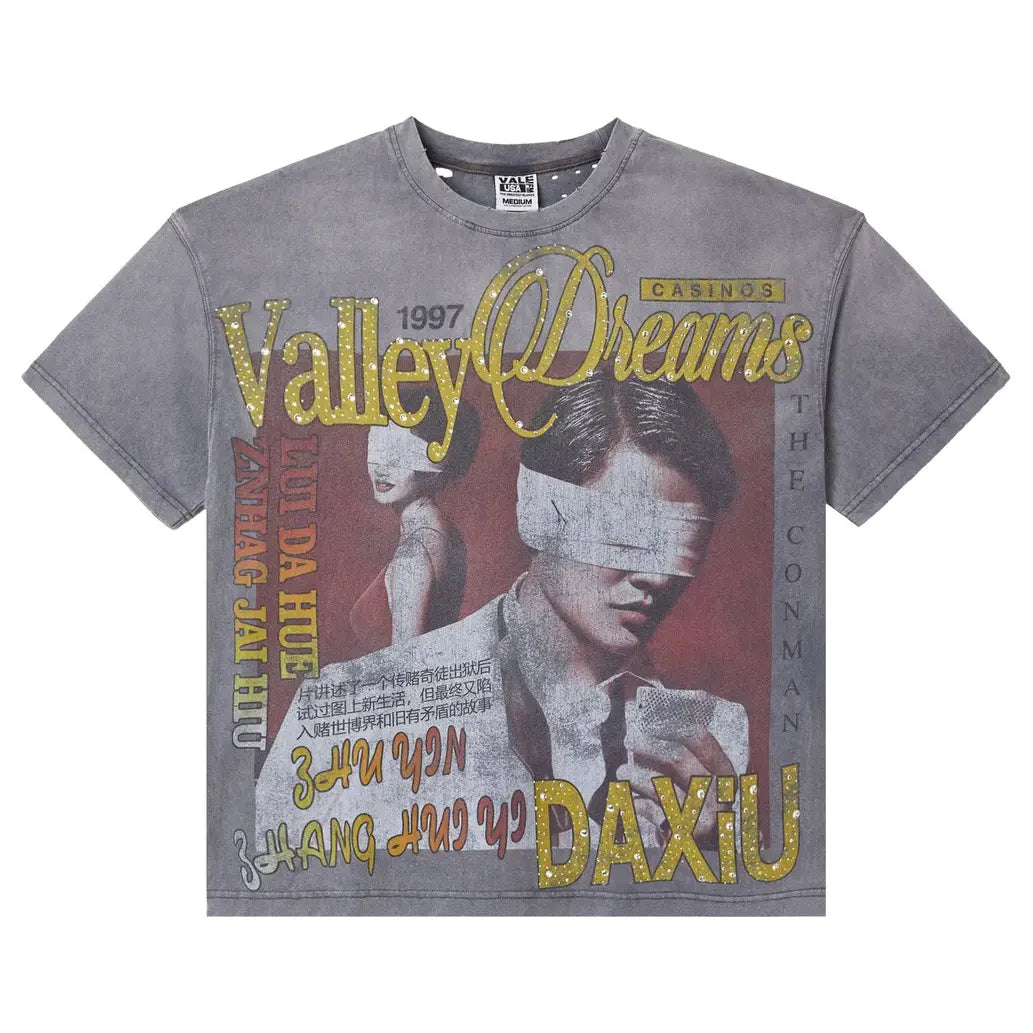 Vale Forever Valley Dreams Daxiu T-Shirt Grey