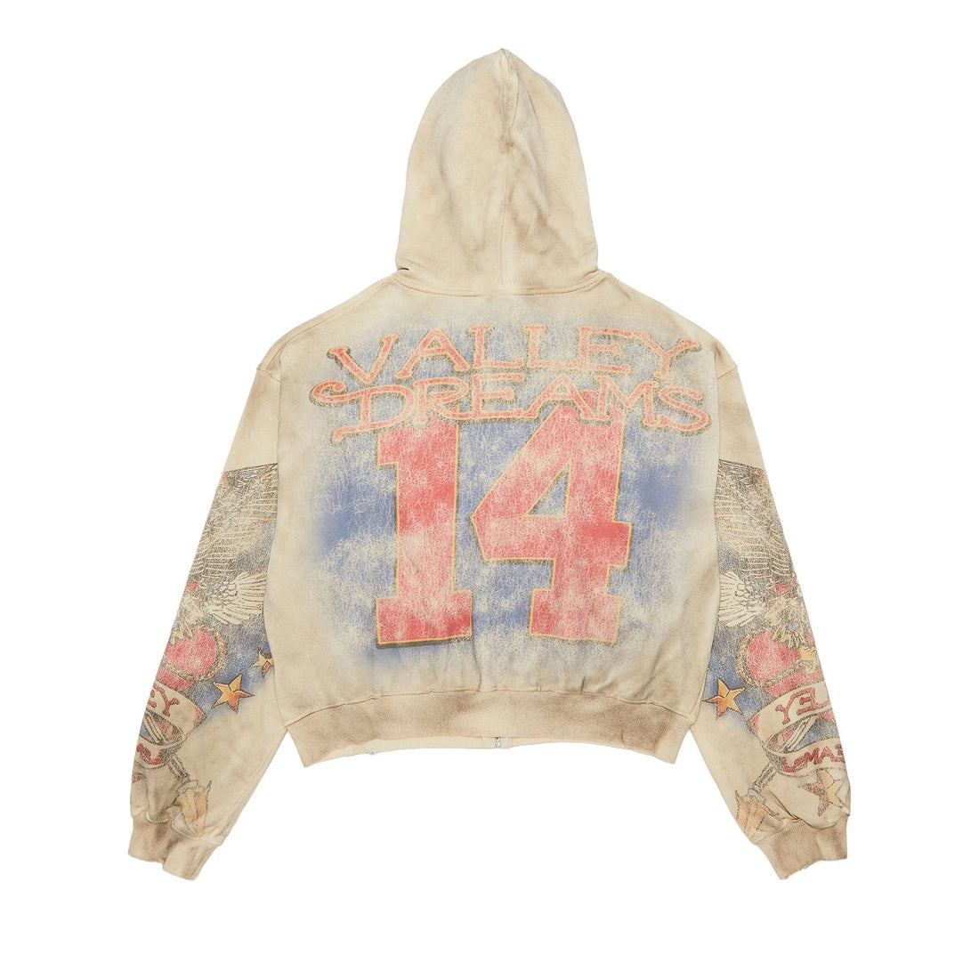 Vale Forever Nostalgia Zip Up ‘Tattered/Cream’