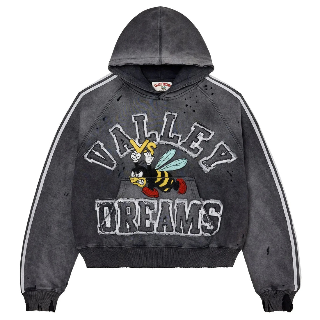 Vale Forever Valley Dreams Bee Hoodie Black