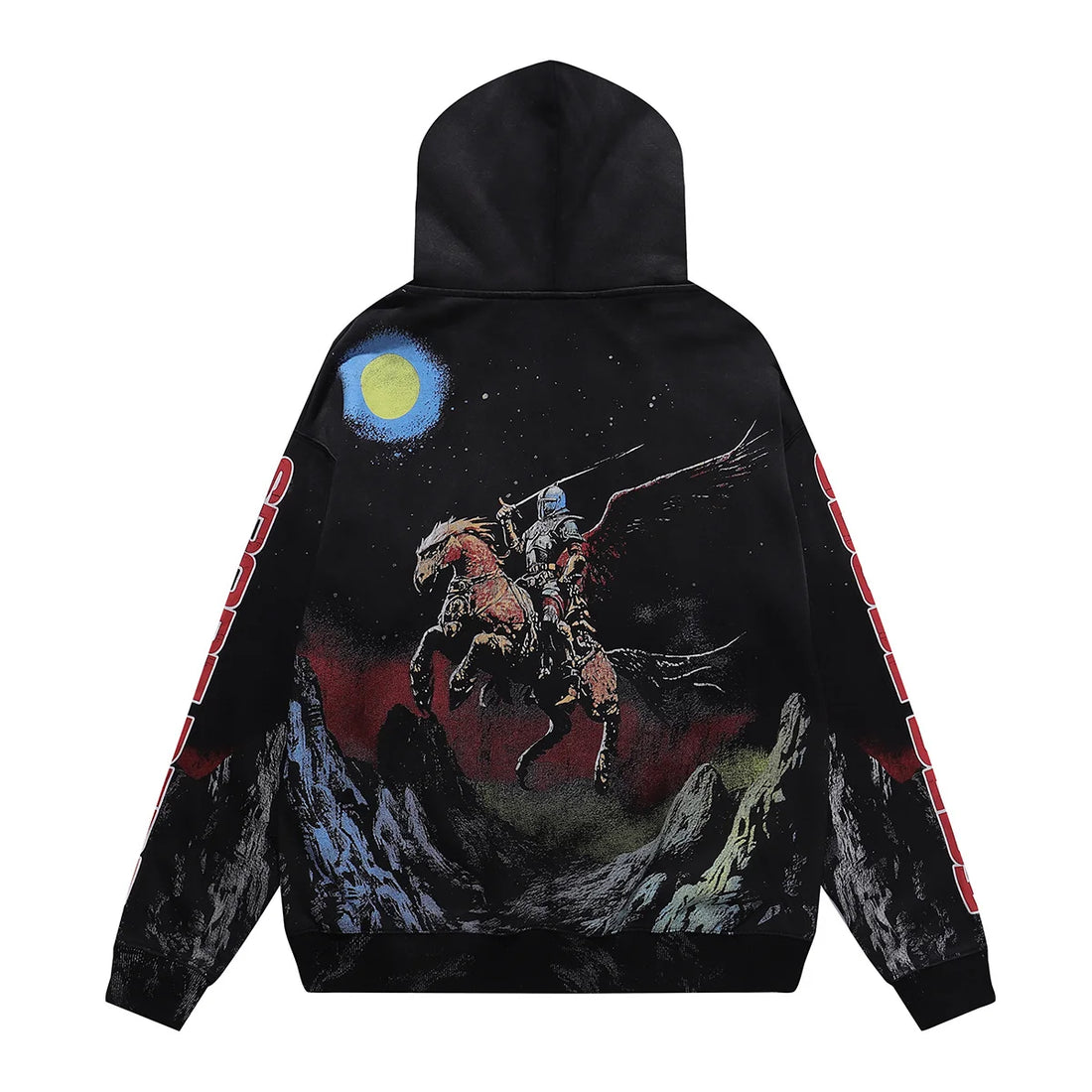 Vale Forever Valley Sport Dept Zip Hoodie ‘Black/Red Graphic’