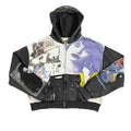 Vale Collage Art Zip Hoodie – Black/Multi
