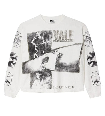 Vale Valley Slam Graphic Long-Sleeve Tee – White