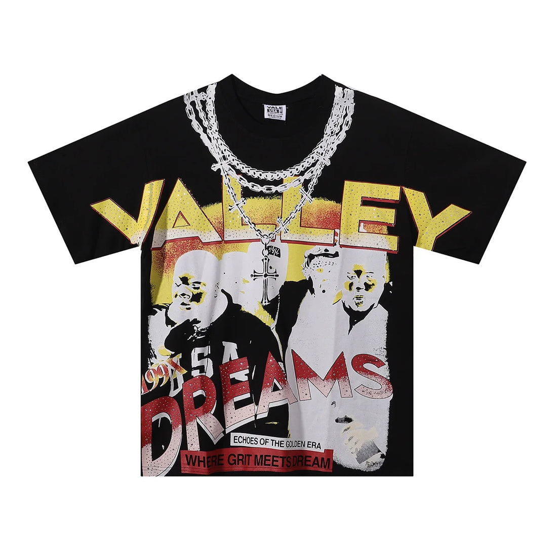 Vale Forever Valley Dreams Graphic Tee ‘Black/Yellow/Red’