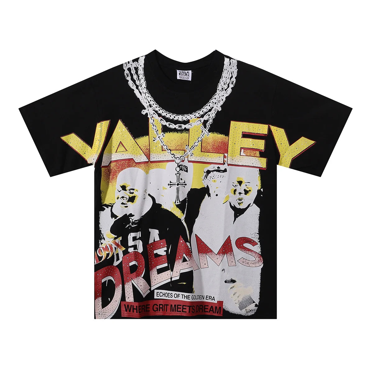 Vale Forever Valley Dreams Graphic Tee ‘Black/Yellow/Red’