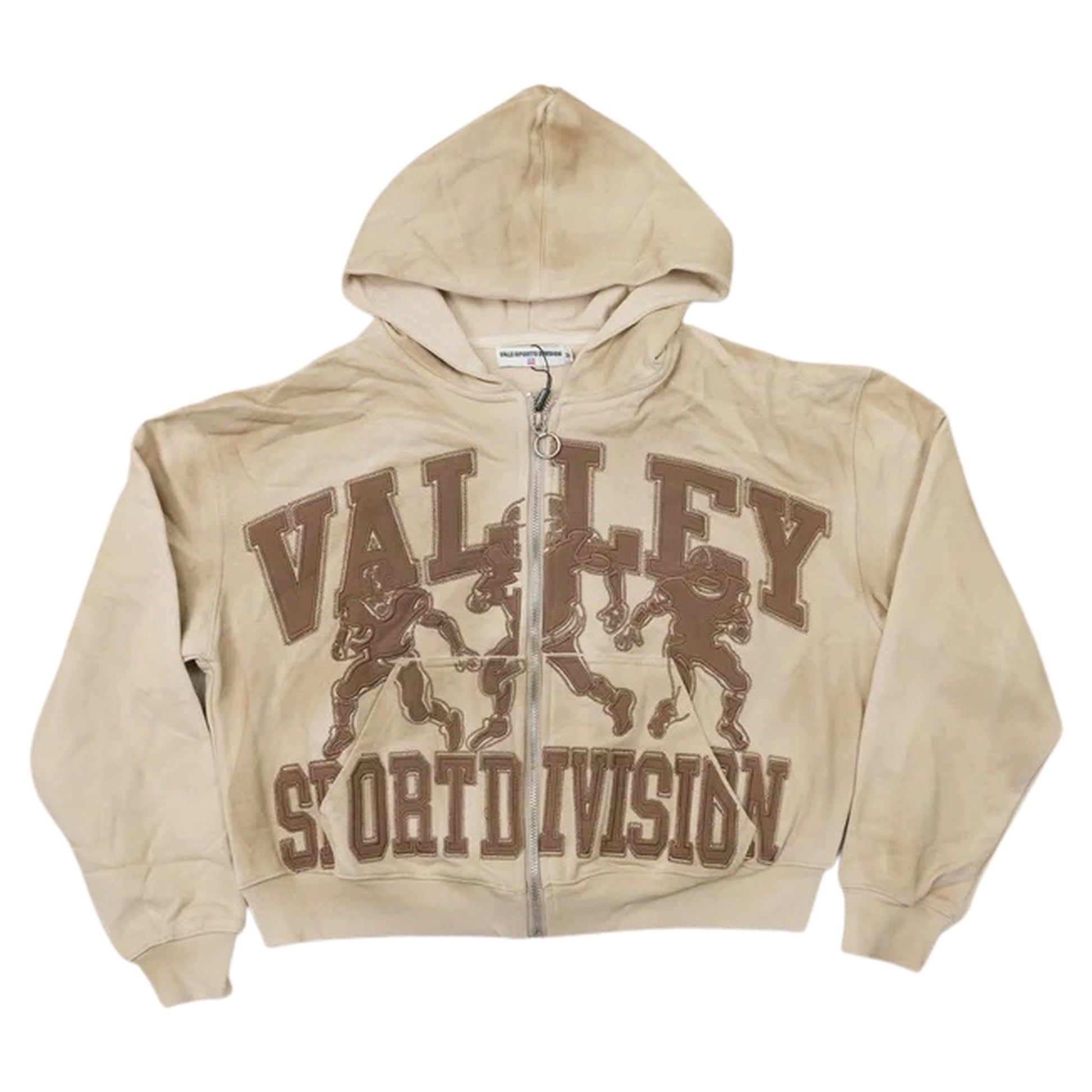 Vale Forever “Mud Friday” Zip-Hoodie – Sand & Chocolate