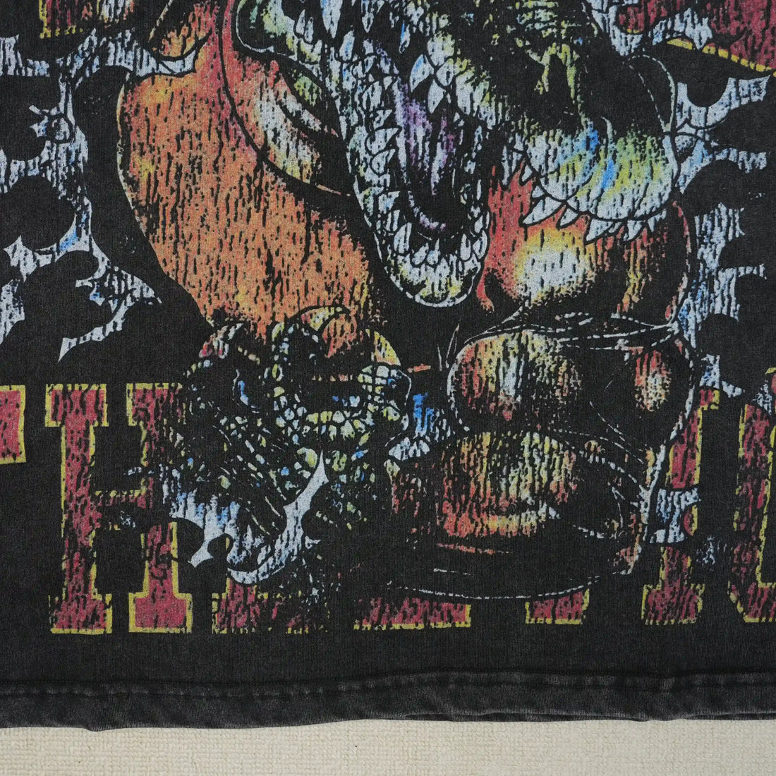 Athletic Dinosaur Tee Vintage Black