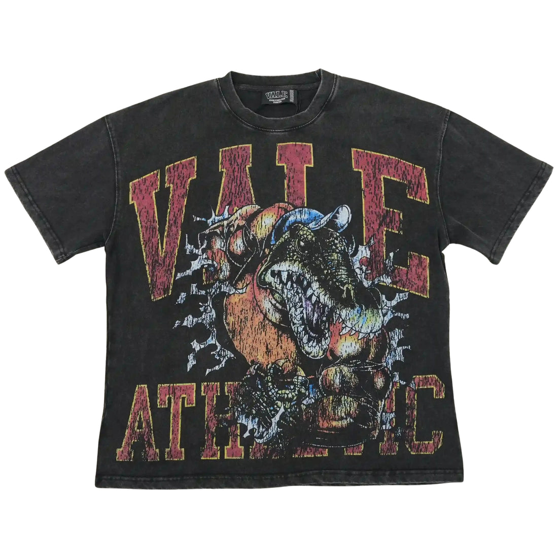 Athletic Dinosaur Tee Vintage Black